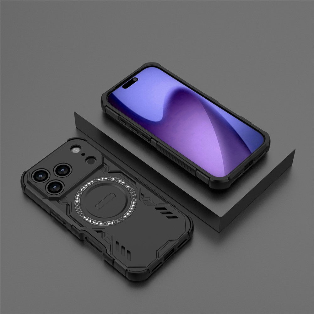iPhone 17 Pro magnetische Hülle – Mit Schmetterlingsrüstung & Hohlwärmeableitung