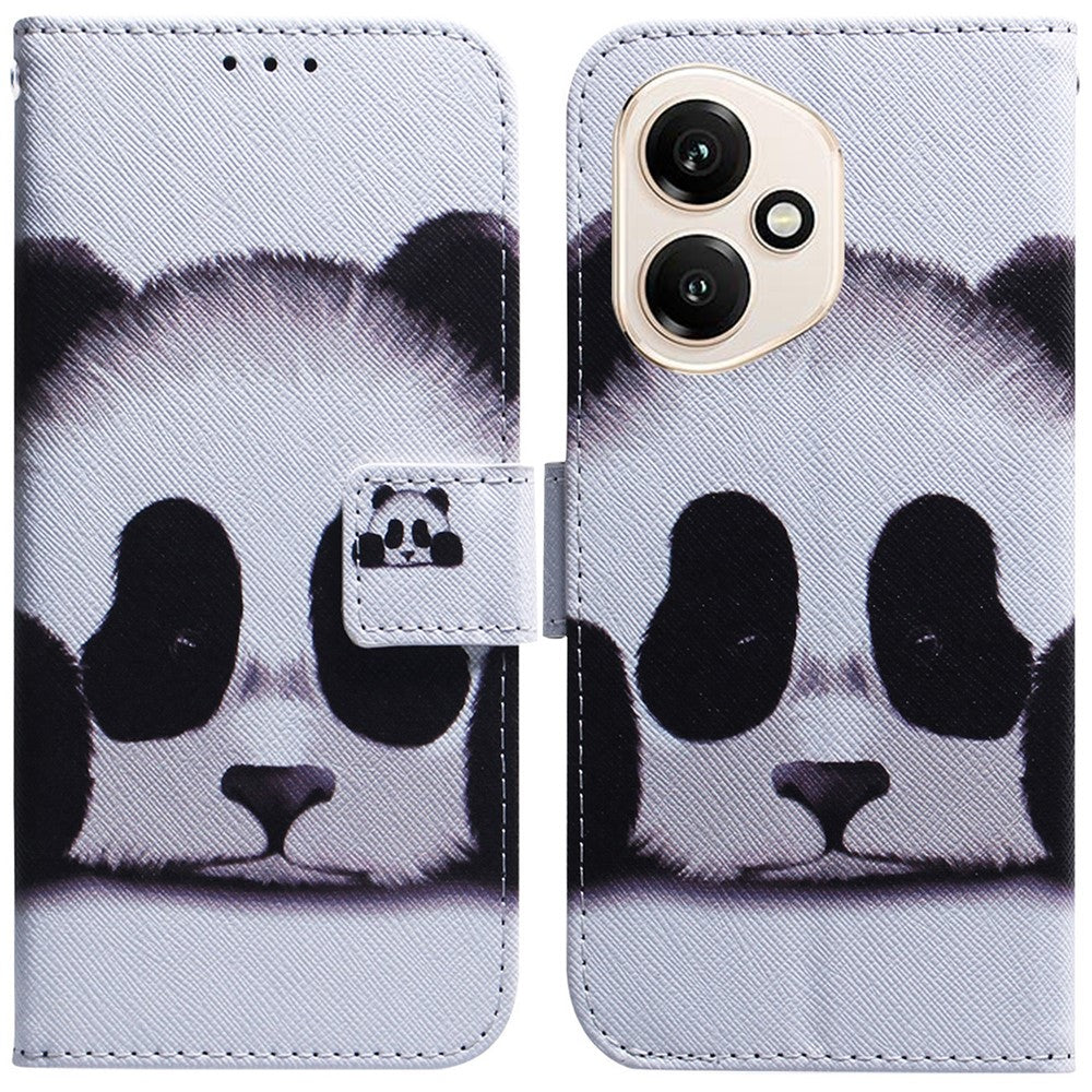 For Honor 400 5G (Global) Wallet Case Pattern Print Leather Phone Cover