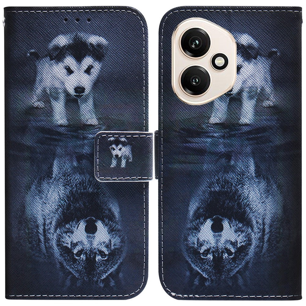 For Honor 400 5G (Global) Wallet Case Pattern Print Leather Phone Cover