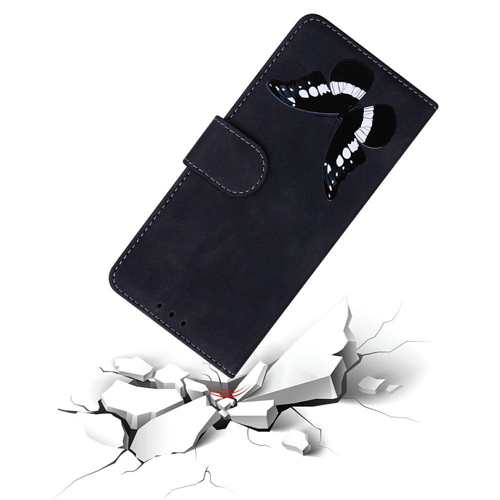 For Honor 400 5G (Global) Stand Case PU Leather Phone Cover Butterfly Printed