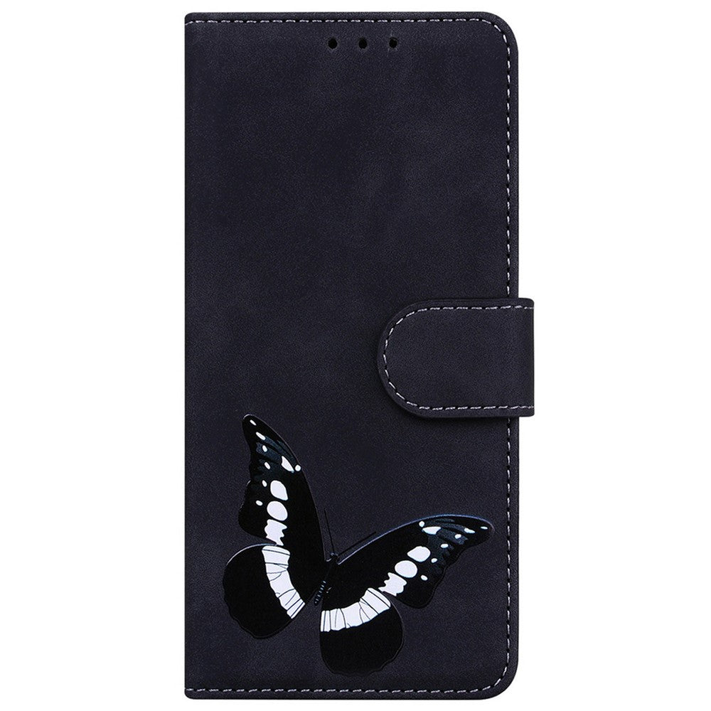 For Honor 400 5G (Global) Stand Case PU Leather Phone Cover Butterfly Printed