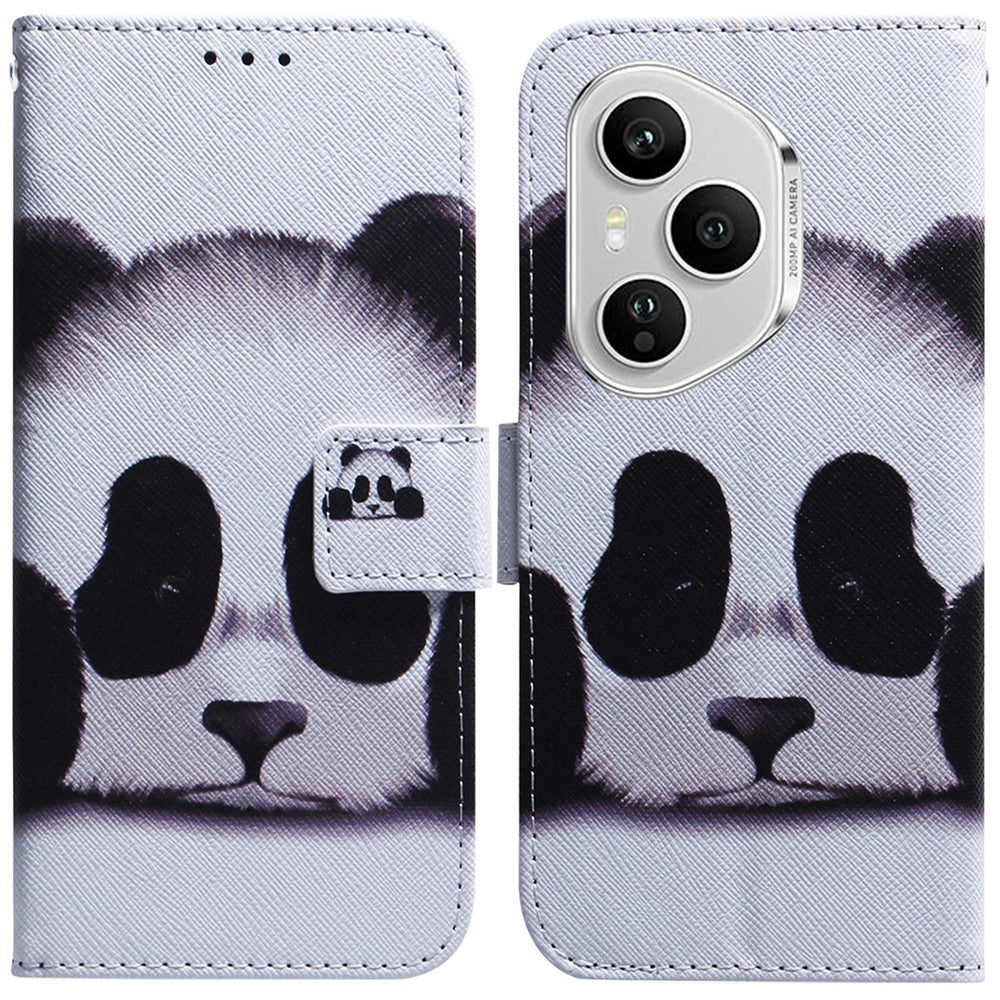 For Honor 400 Pro 5G (Global) Wallet Case Pattern Print Leather Phone Cover