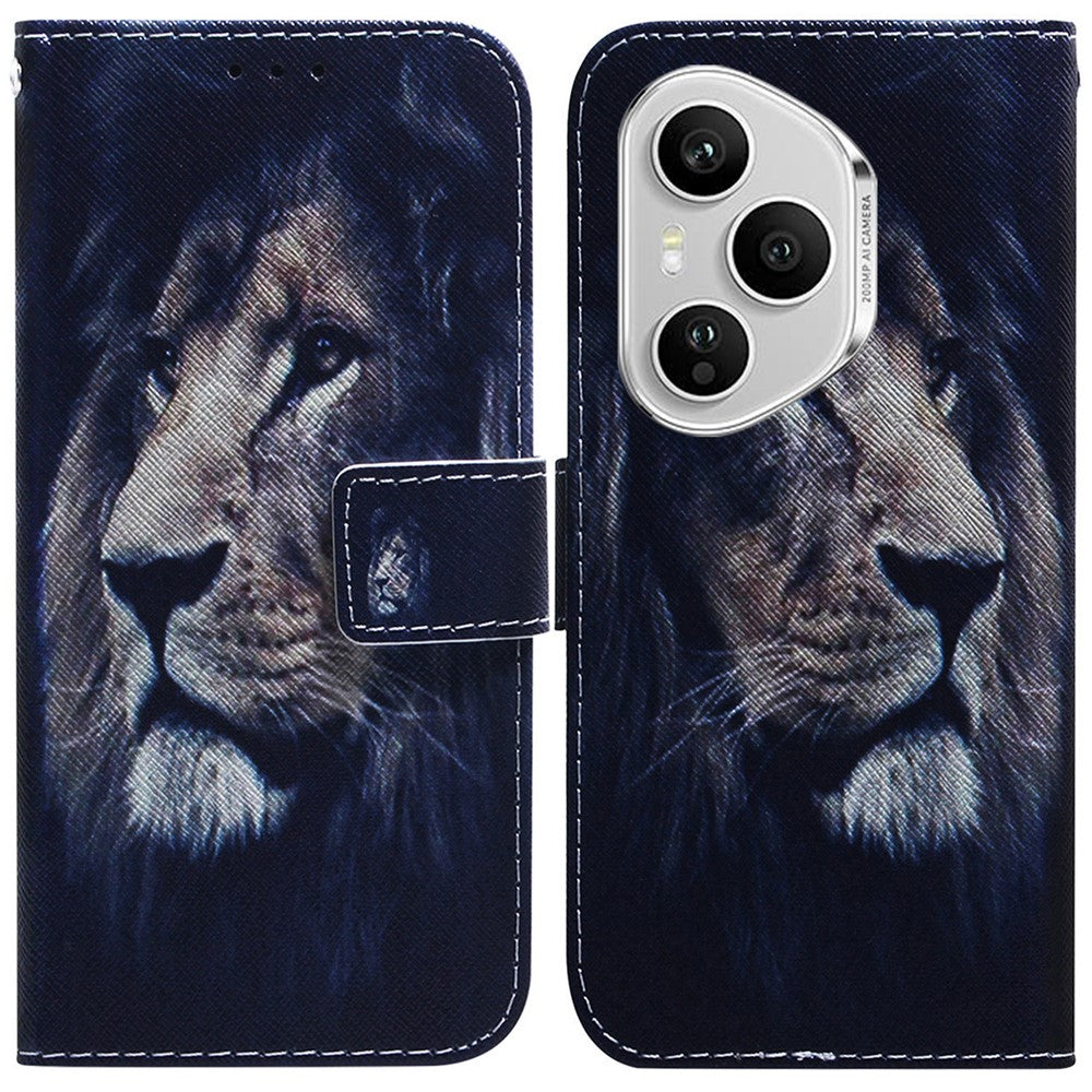 For Honor 400 Pro 5G (Global) Wallet Case Pattern Print Leather Phone Cover