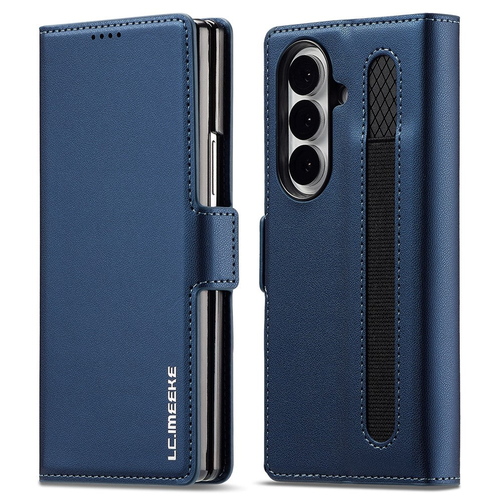 LC.IMEEKE L1 Series for Samsung Galaxy Z Fold7 5G Case PU Leather Wallet Stand Protective Phone Cover