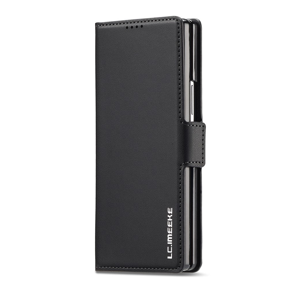 LC.IMEEKE L1 Series for Samsung Galaxy Z Fold7 5G Case PU Leather Wallet Stand Protective Phone Cover