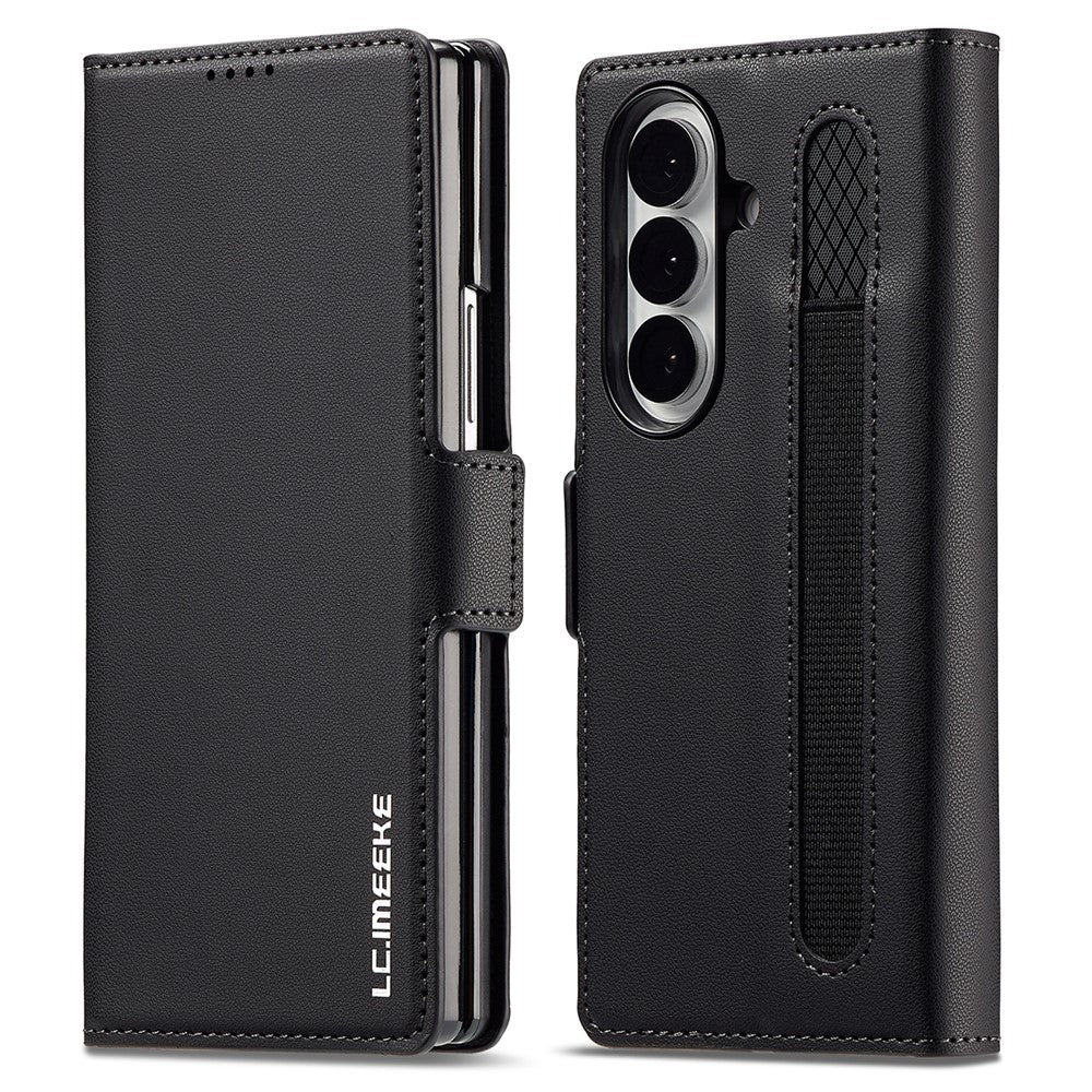LC.IMEEKE L1 Series for Samsung Galaxy Z Fold7 5G Case PU Leather Wallet Stand Protective Phone Cover