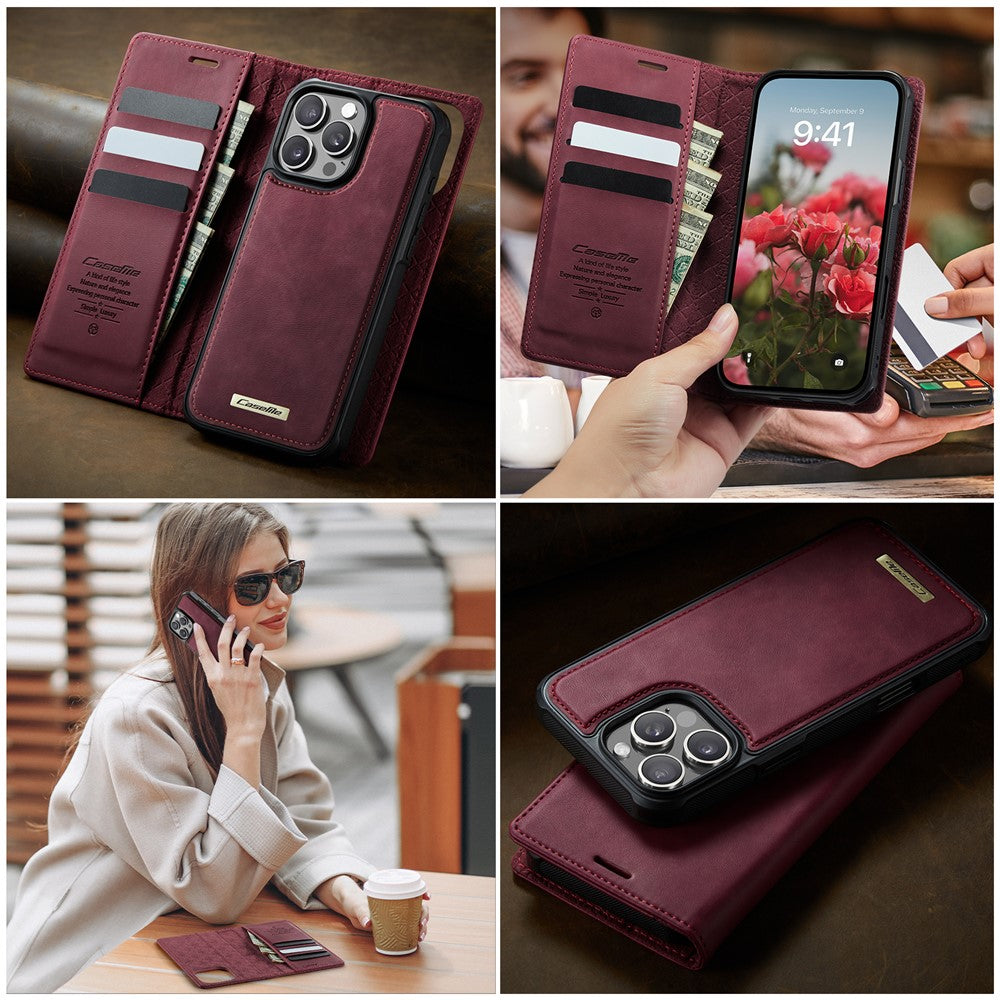 iPhone 16 Pro Max Wallet-Hülle – Kompatibel mit MagSafe mit RFID-Blockierung