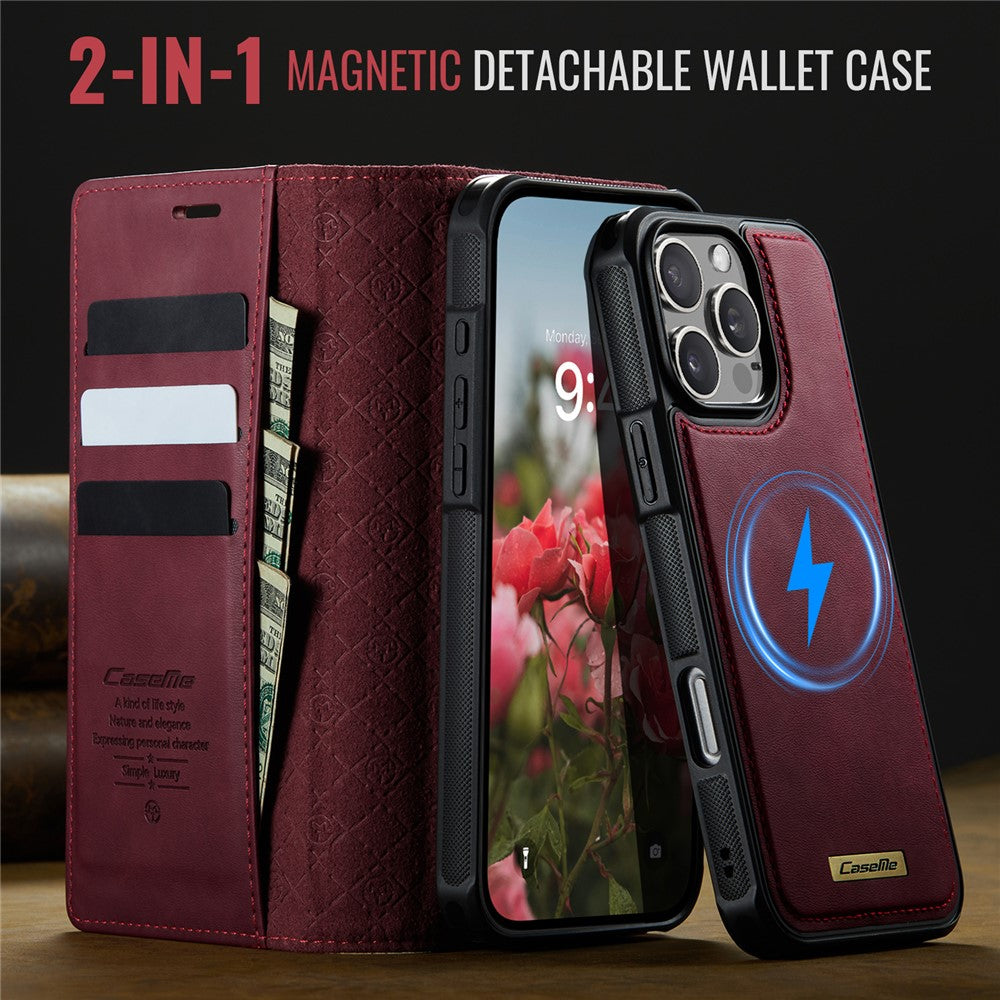 iPhone 16 Pro Max Wallet-Hülle – Kompatibel mit MagSafe mit RFID-Blockierung