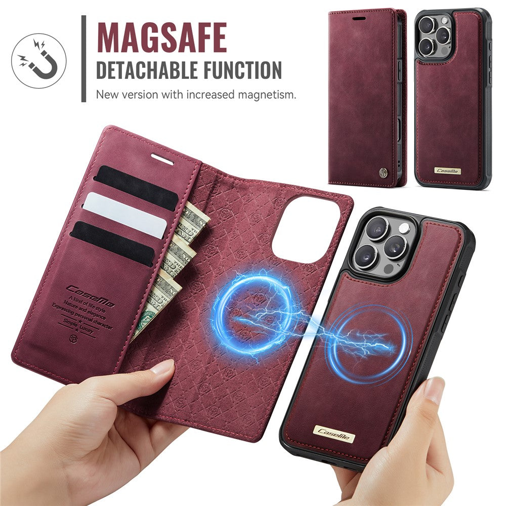 iPhone 16 Pro Max Wallet-Hülle – Kompatibel mit MagSafe mit RFID-Blockierung