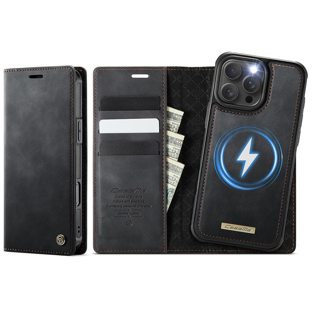 iPhone 16 Pro Max Wallet-Hülle – Kompatibel mit MagSafe mit RFID-Blockierung