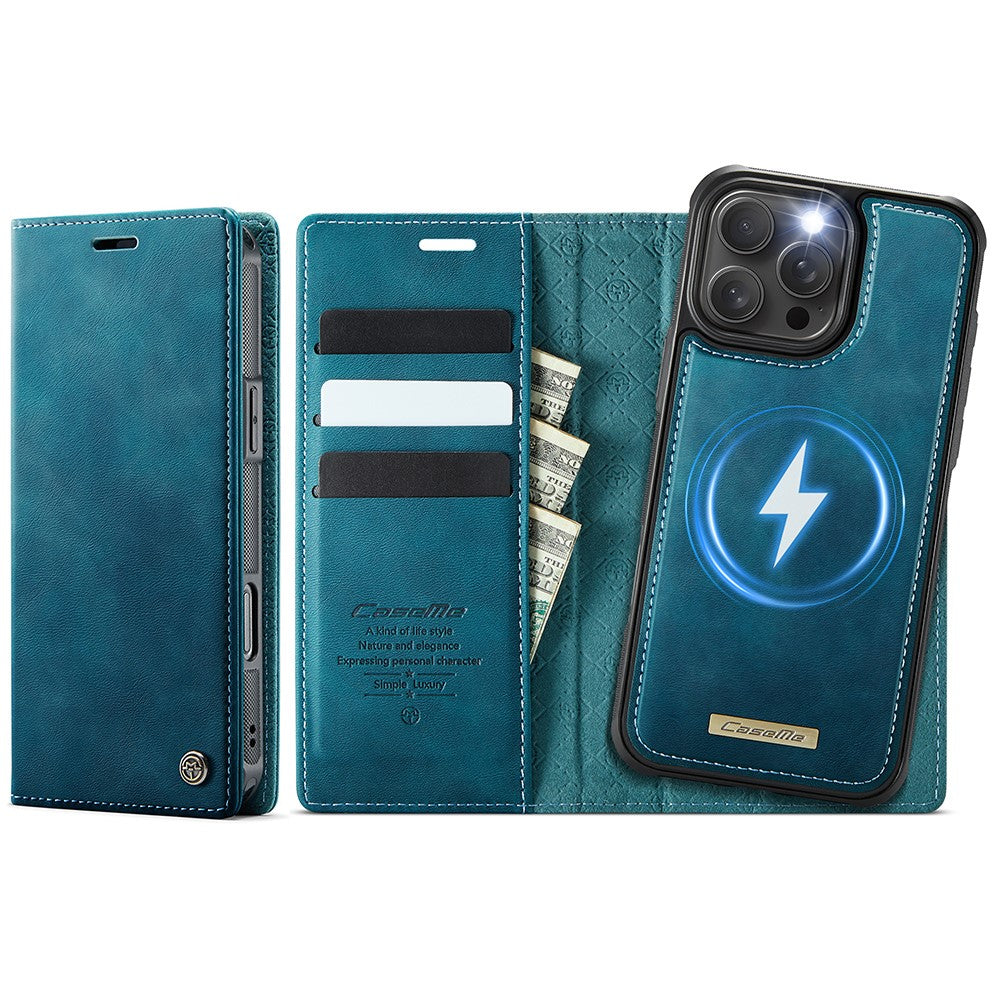 iPhone 16 Pro Max Wallet-Hülle – Kompatibel mit MagSafe mit RFID-Blockierung