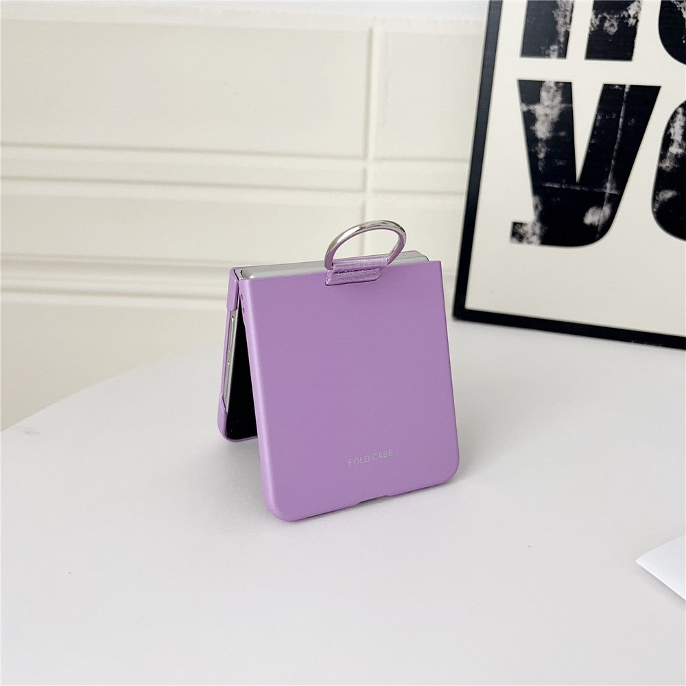 For Samsung Galaxy Z Flip7 5G Case Ring Holder Anti Drop Rubberized PC Phone Cover