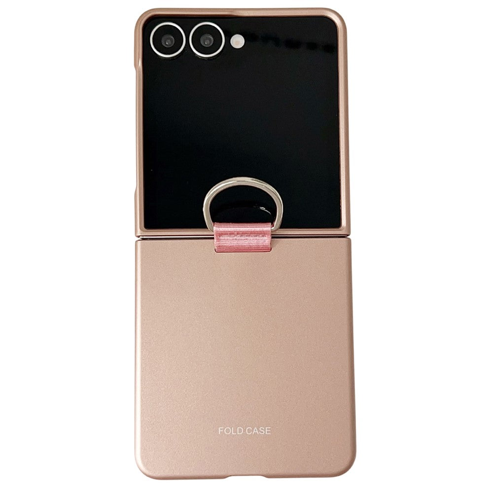 For Samsung Galaxy Z Flip7 5G Case Ring Holder Anti Drop Rubberized PC Phone Cover