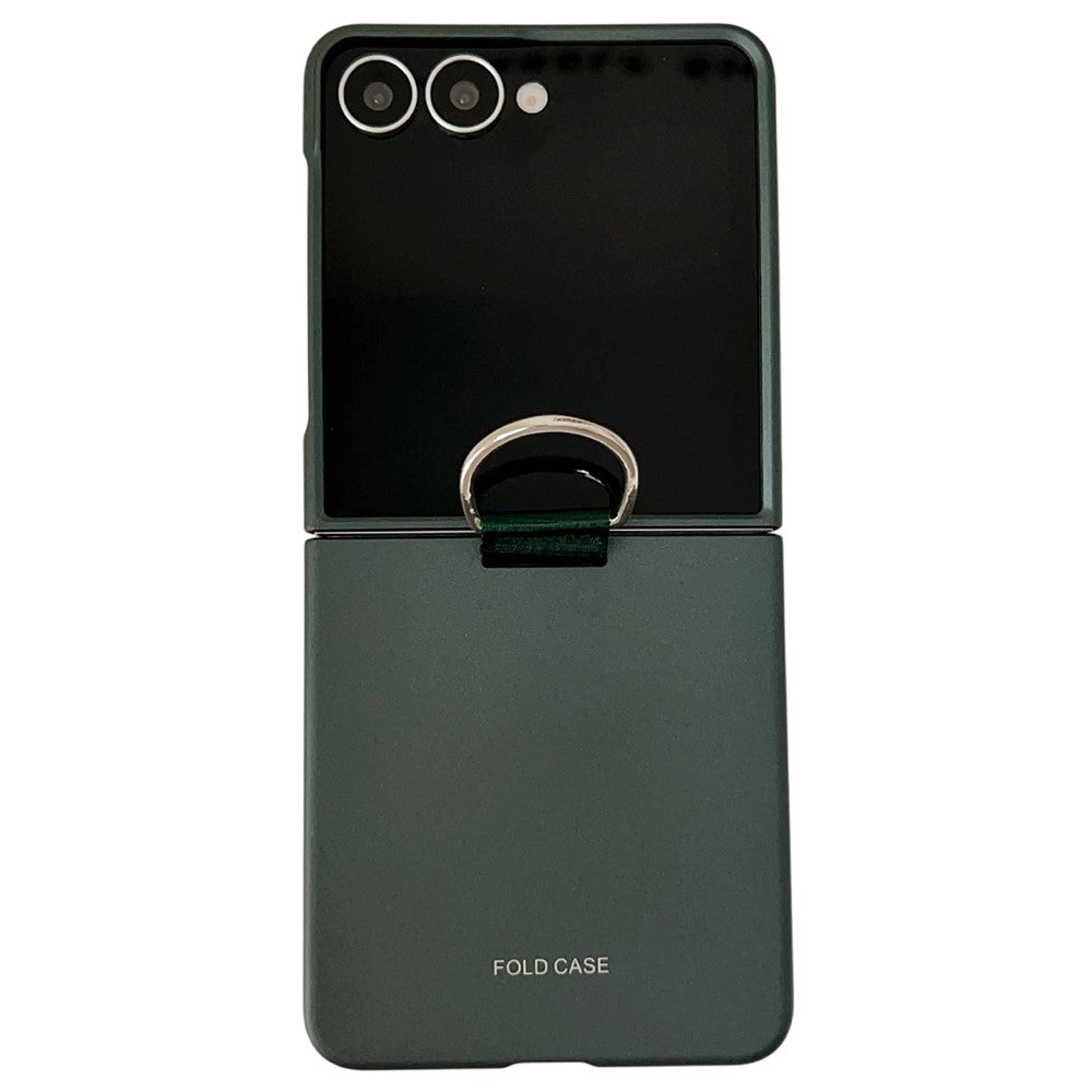 For Samsung Galaxy Z Flip7 5G Case Ring Holder Anti Drop Rubberized PC Phone Cover
