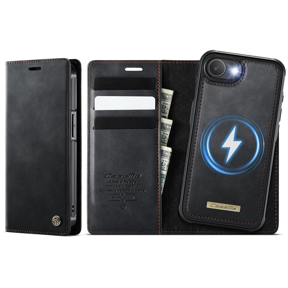 iPhone 16e Wallet-Hülle – Kompatibel mit MagSafe mit RFID-Blockierung