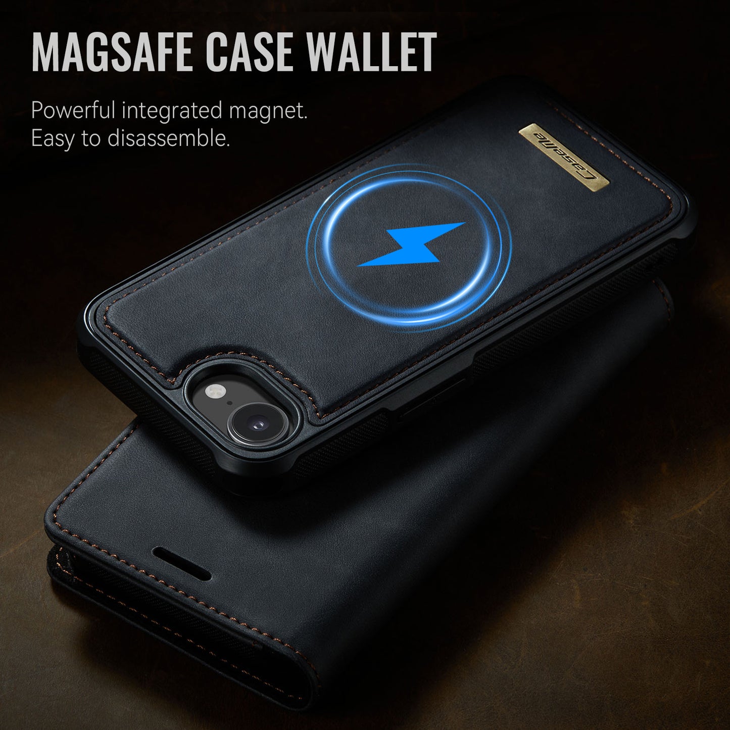 iPhone 16e Wallet-Hülle – Kompatibel mit MagSafe mit RFID-Blockierung