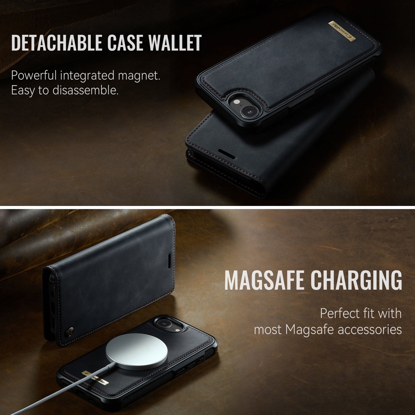 iPhone 16e Wallet-Hülle – Kompatibel mit MagSafe mit RFID-Blockierung