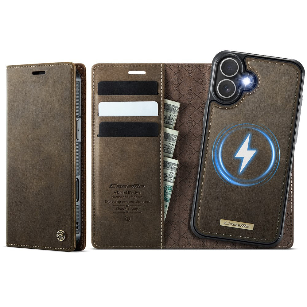 iPhone 16 Wallet-Hülle – Kompatibel mit MagSafe mit RFID-Blockierung