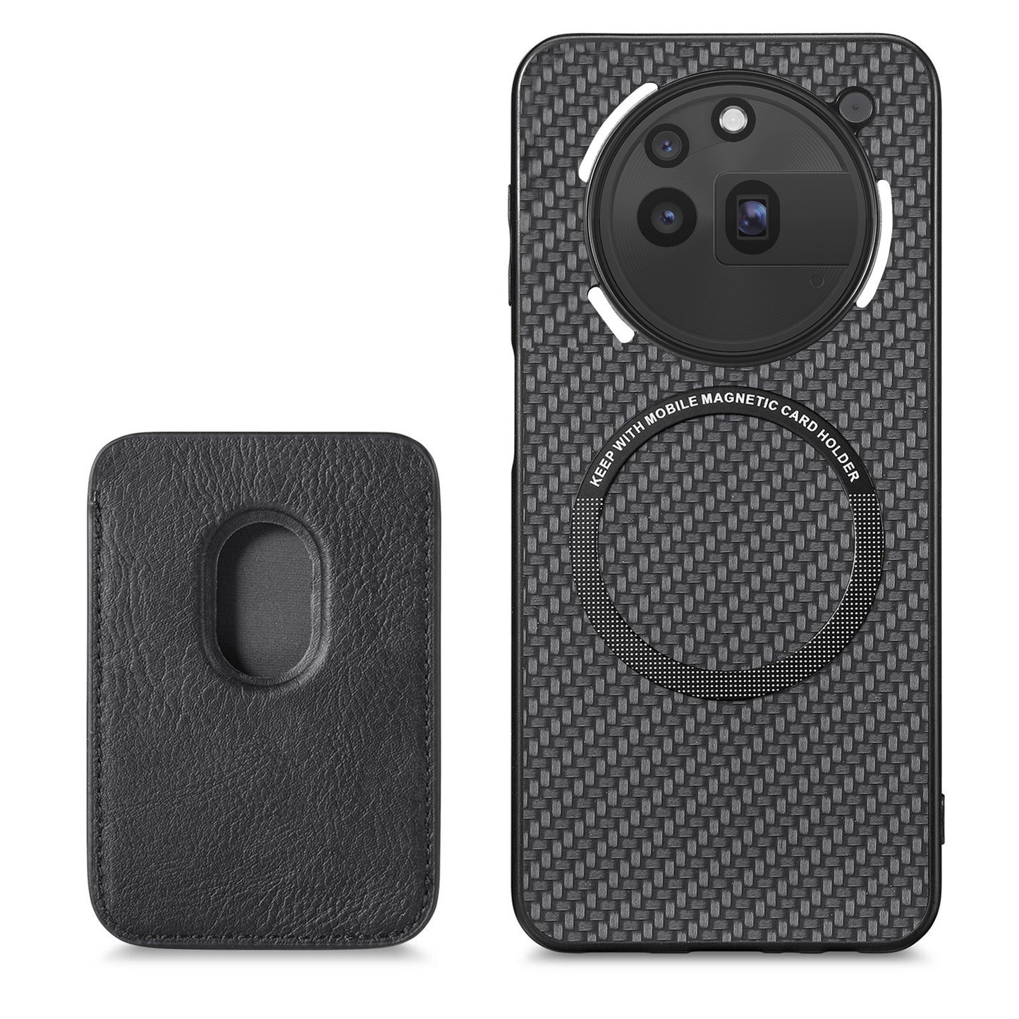 For Nothing Phone (3a) Pro Case Magnetic Detachable Card Holder Phone Back Cover