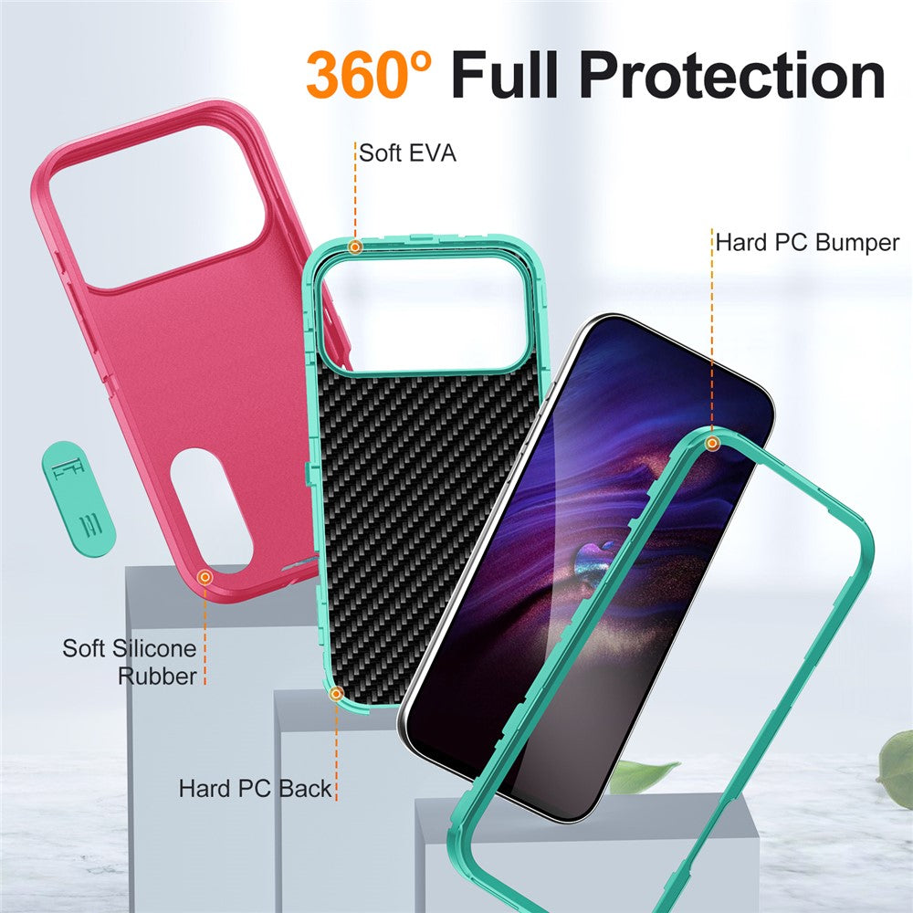 iPhone 17 Pro Max Silikon-Hülle – Stoßfest & EVA 3-in-1-Design
