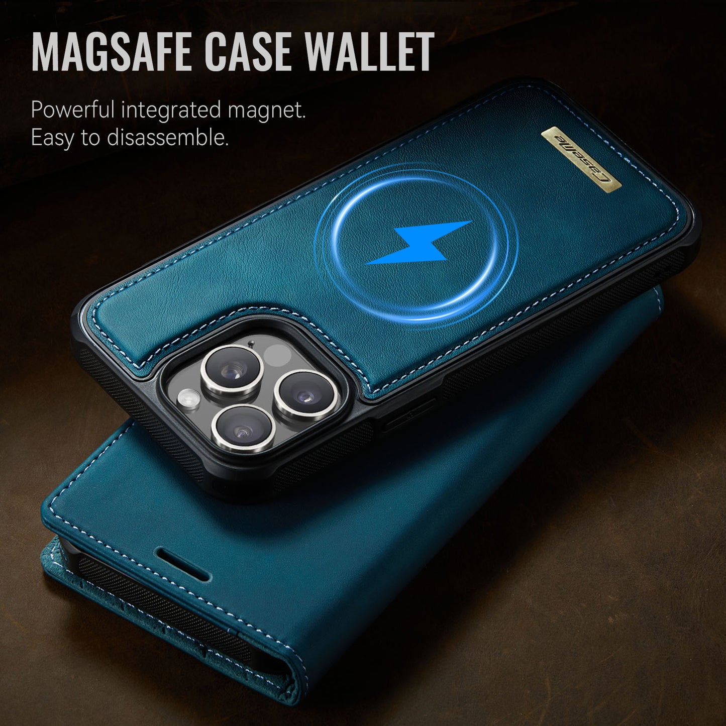 iPhone 12 Pro Max Wallet-Hülle – Kompatibel mit MagSafe mit RFID-Blockierung