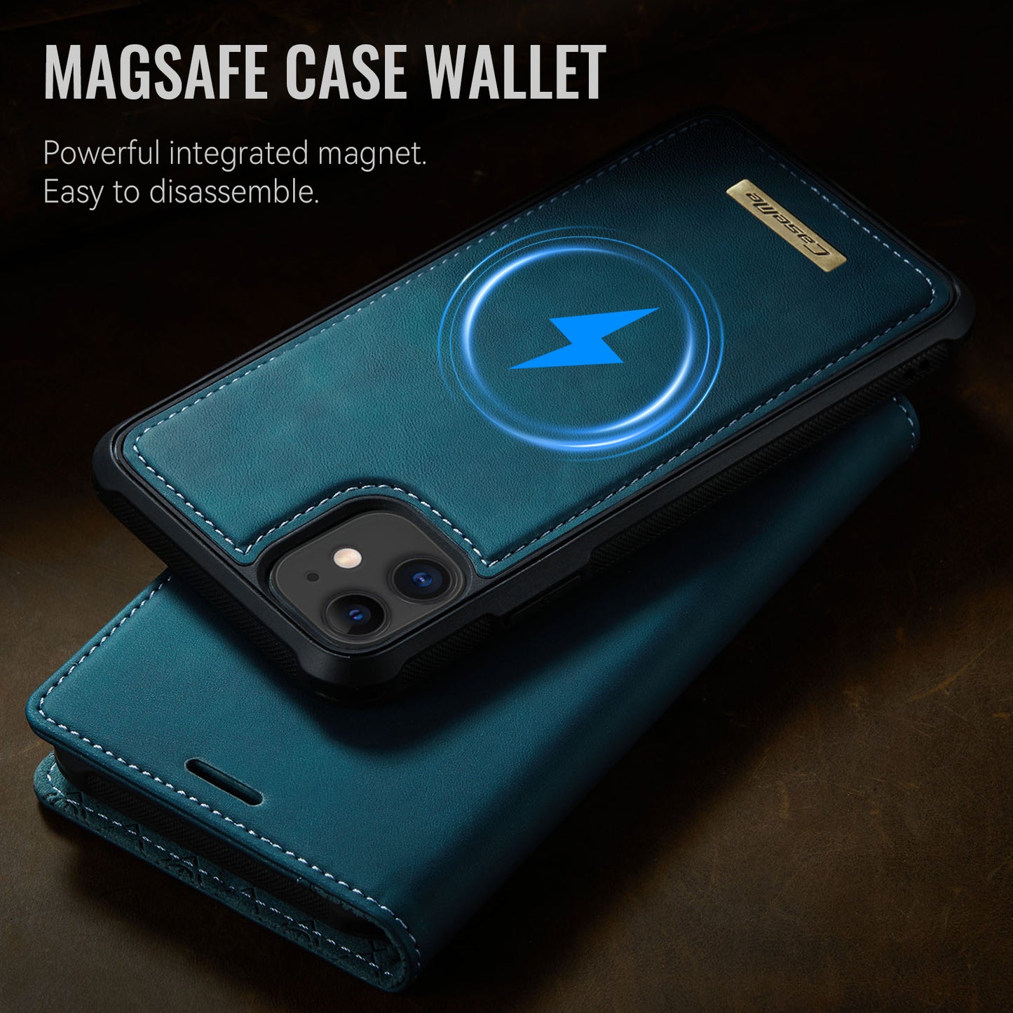 iPhone 12 Pro / 12 Wallet-Hülle – Kompatibel mit MagSafe mit RFID-Blockierung