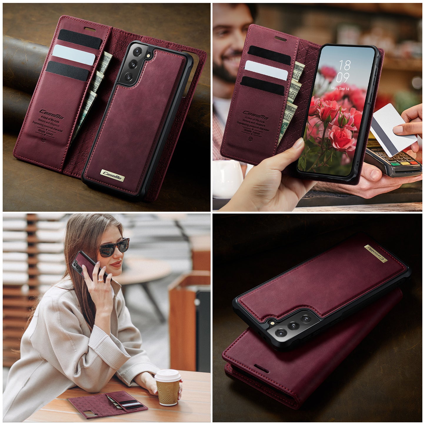 Galaxy S21 Plus 5G Wallet-Hülle – Kompatibel mit MagSafe mit RFID-Blockierung