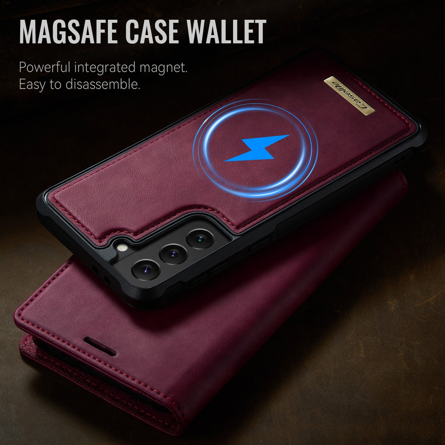Galaxy S22 5G Wallet-Hülle – Kompatibel mit MagSafe mit RFID-Blockierung