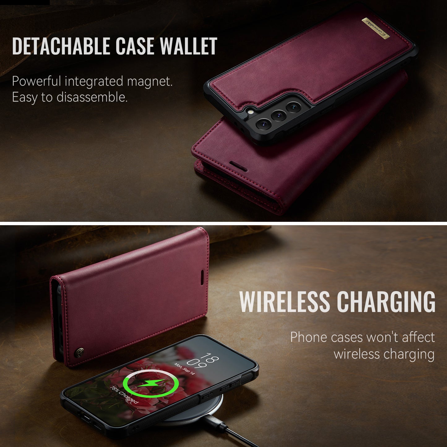 Galaxy S22 5G Wallet-Hülle – Kompatibel mit MagSafe mit RFID-Blockierung
