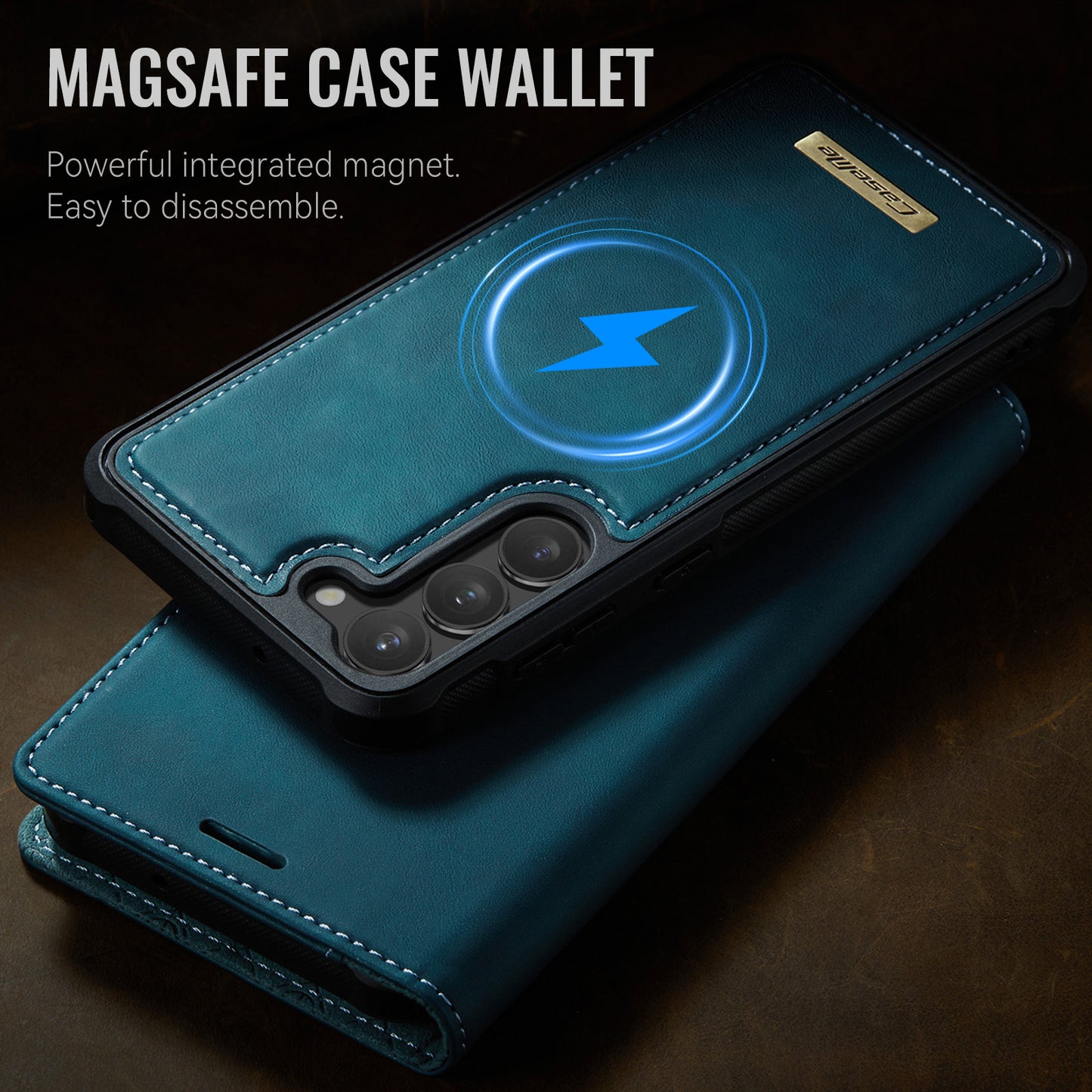 Galaxy S23 Plus Wallet-Hülle – Kompatibel mit MagSafe mit RFID-Blockierung