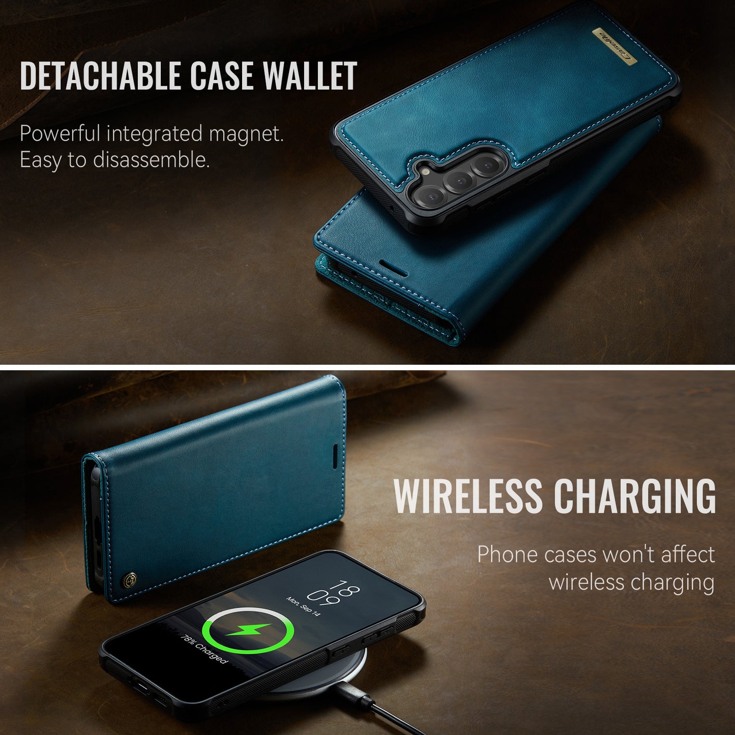 Galaxy S23 FE Wallet-Hülle – Kompatibel mit MagSafe mit RFID-Blockierung