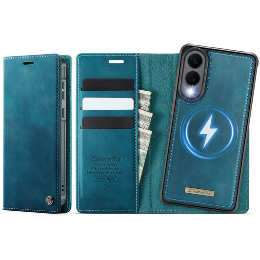 Galaxy S25 Edge Wallet-Hülle – Kompatibel mit MagSafe mit RFID-Blockierung