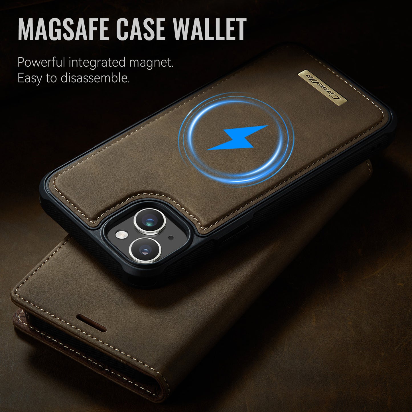 iPhone 14 Wallet-Hülle – Kompatibel mit MagSafe mit RFID-Blockierung
