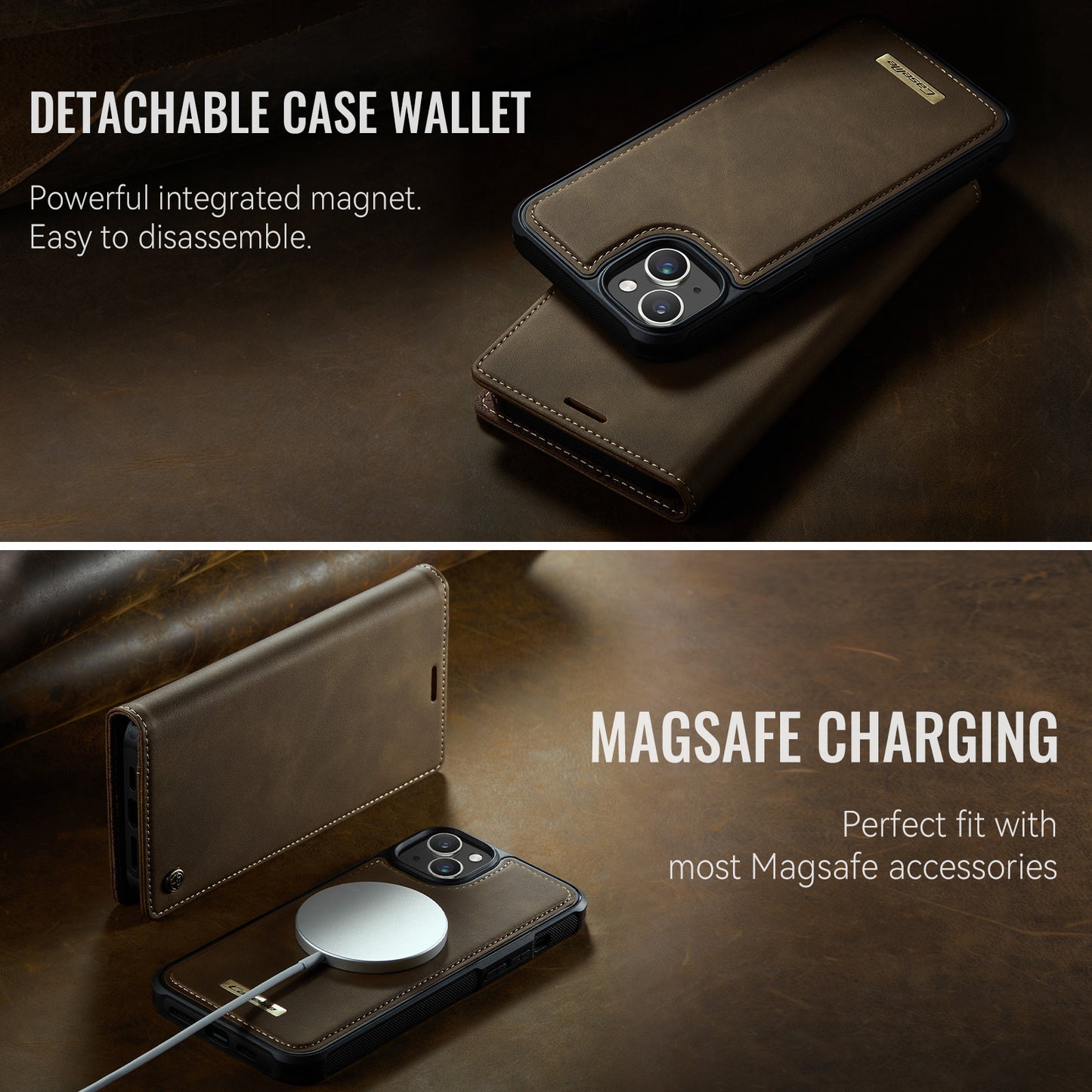 iPhone 14 Wallet-Hülle – Kompatibel mit MagSafe mit RFID-Blockierung