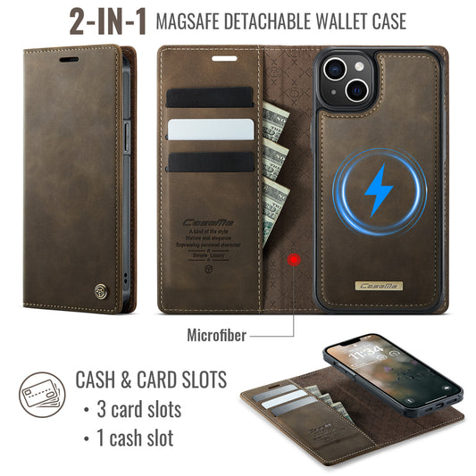 iPhone 13 Wallet-Hülle – Kompatibel mit MagSafe mit RFID-Blockierung