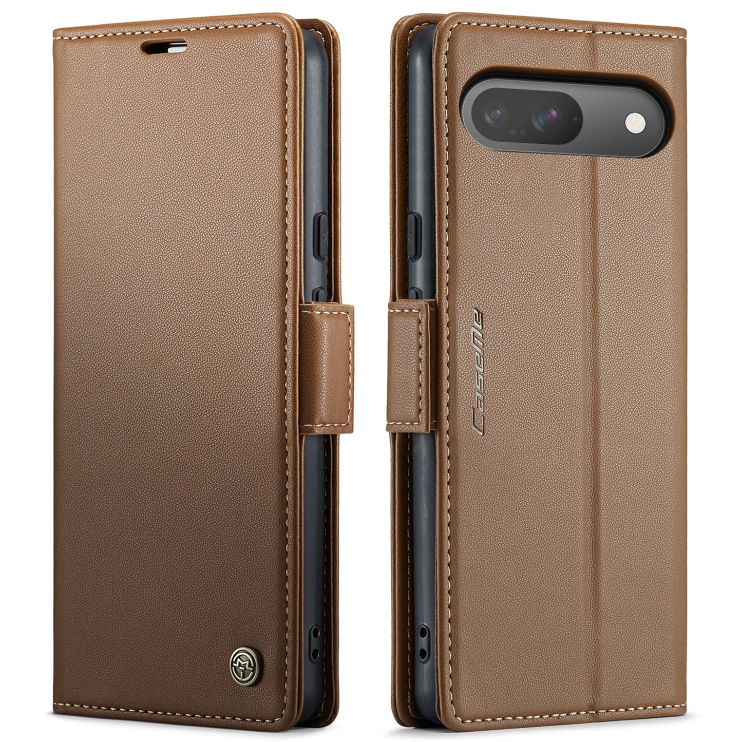 Pixel 10 Pro / 10 / 9 Pro / 9 Glänzende Wallet-Hülle – RFID-Schutz & Ständer