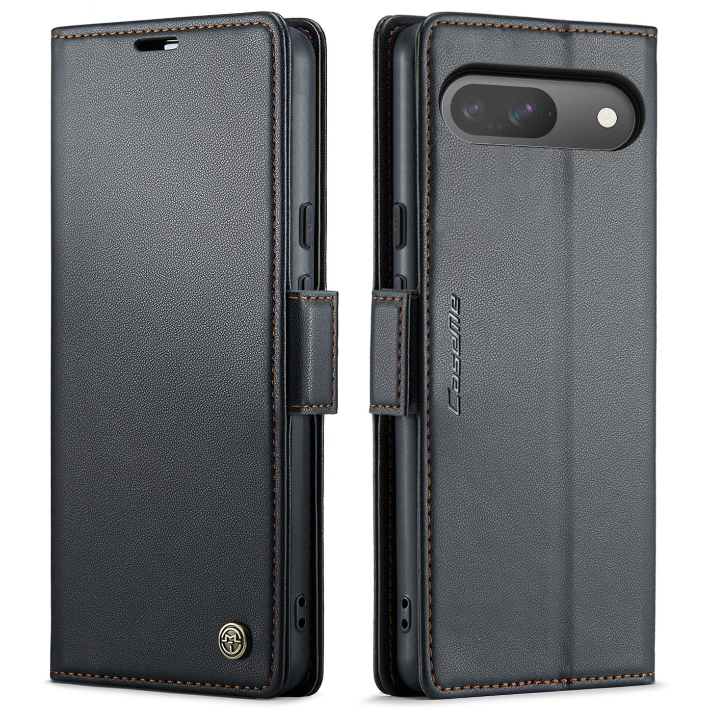 Pixel 10 Pro / 10 / 9 Pro / 9 Glänzende Wallet-Hülle – RFID-Schutz & Ständer