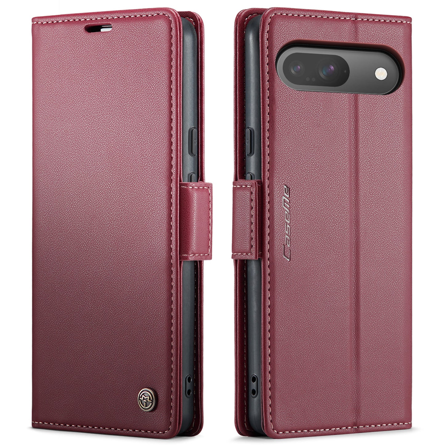 Pixel 10 Pro / 10 / 9 Pro / 9 Glänzende Wallet-Hülle – RFID-Schutz & Ständer