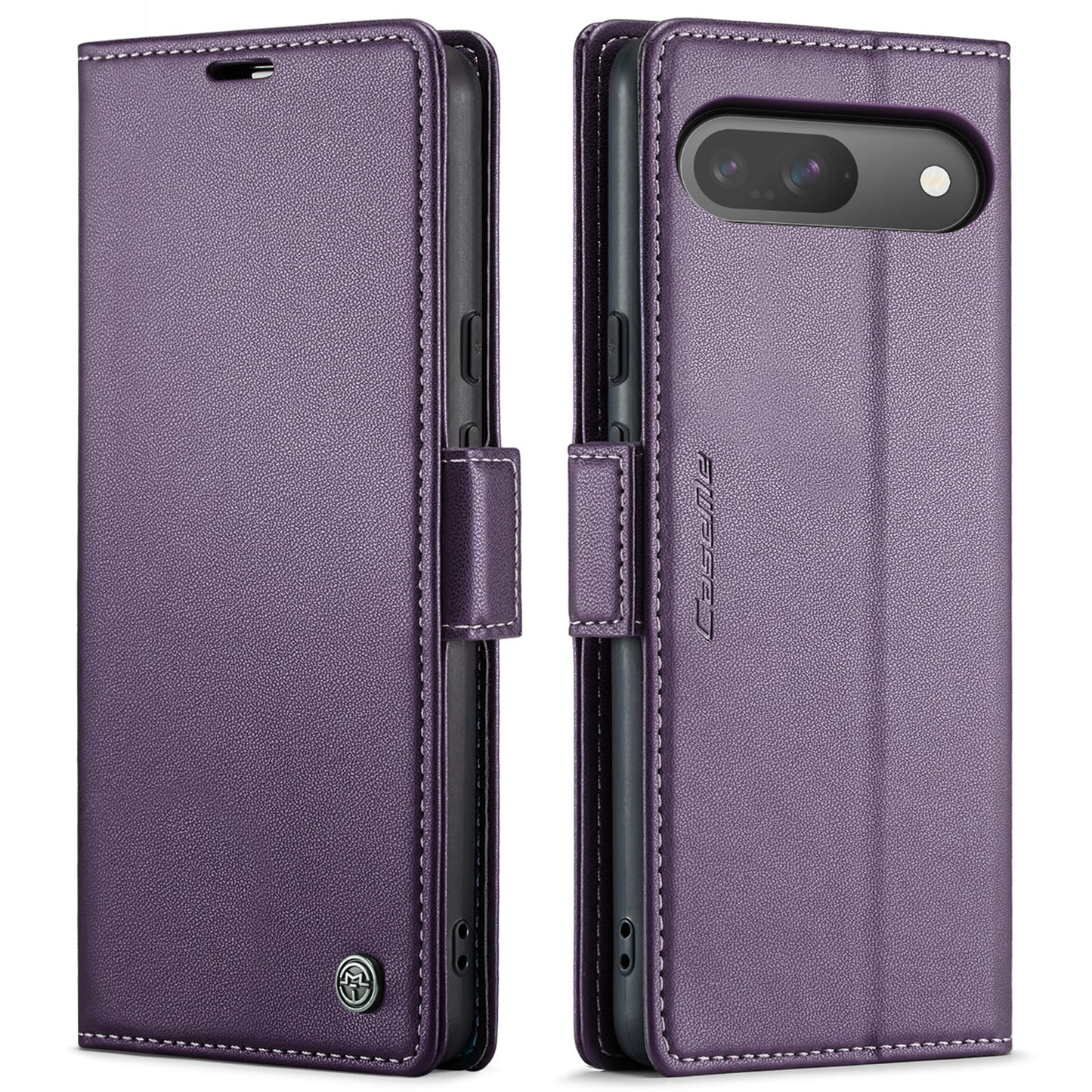 Pixel 10 Pro / 10 / 9 Pro / 9 Glänzende Wallet-Hülle – RFID-Schutz & Ständer