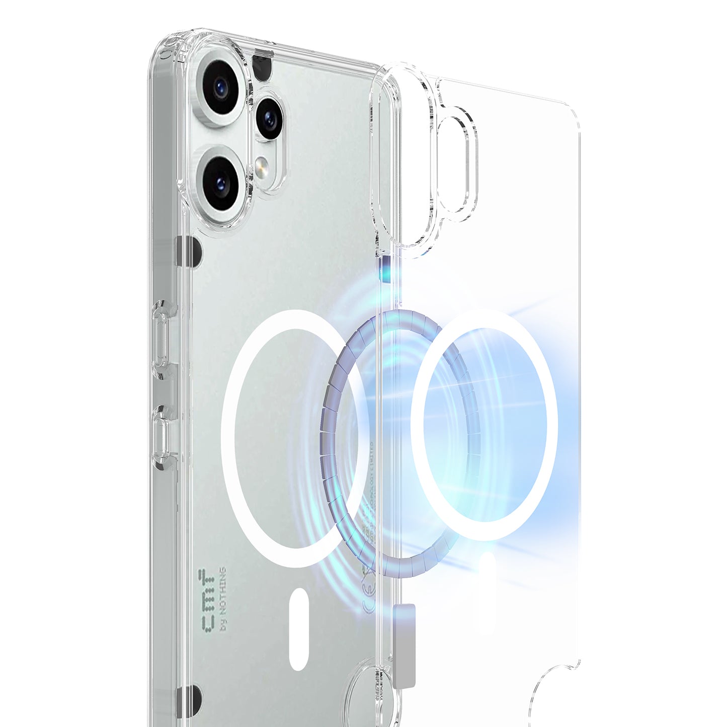 Nothing CMF Phone 2 Pro Transparente Handyhülle – Magnetisch, aus TPU- & Acryl-Rückseite