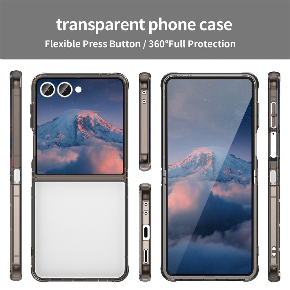 Galaxy Z Flip7 5G Schutzhülle – Transparent, stoßfest & Anti-Vergilbung