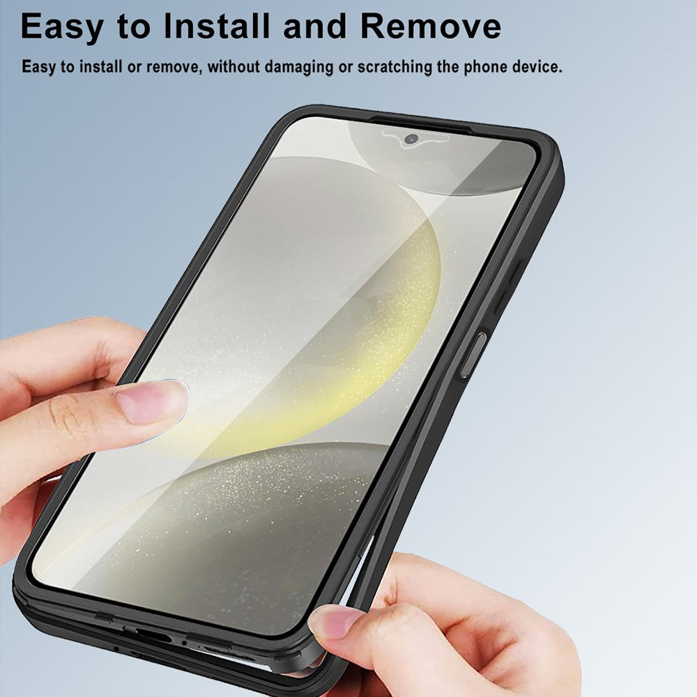 Phone Case For Xiaomi Redmi 14C 4G / 14R 5G / A4 5G / Poco C75 4G , Acrylic + TPU Clear Cover with PET Screen Film