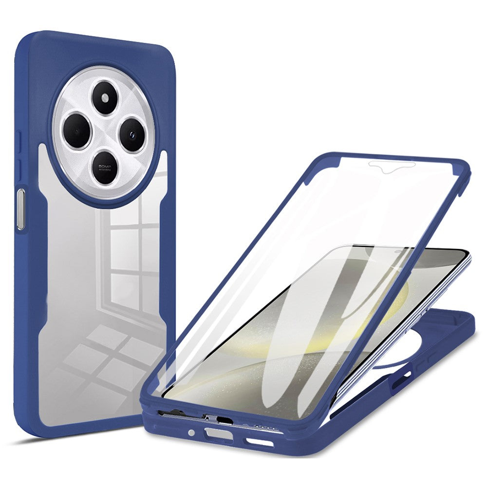 Phone Case For Xiaomi Redmi 14C 4G / 14R 5G / A4 5G / Poco C75 4G , Acrylic + TPU Clear Cover with PET Screen Film
