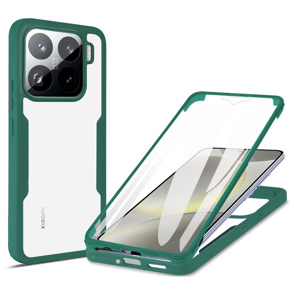 For Xiaomi 15 Pro Case Acrylic + TPU Clear Phone Cover with PET Screen Film