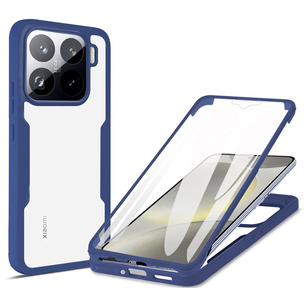 For Xiaomi 15 Pro Case Acrylic + TPU Clear Phone Cover with PET Screen Film