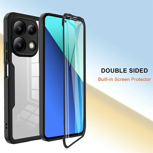Xiaomi Redmi Note 13 Pro 4G / Xiaomi Redmi Note 14S 4G Handyhülle – Note 14S 4G Acryl + TPU Klare mit PET-Bildschirmfolie