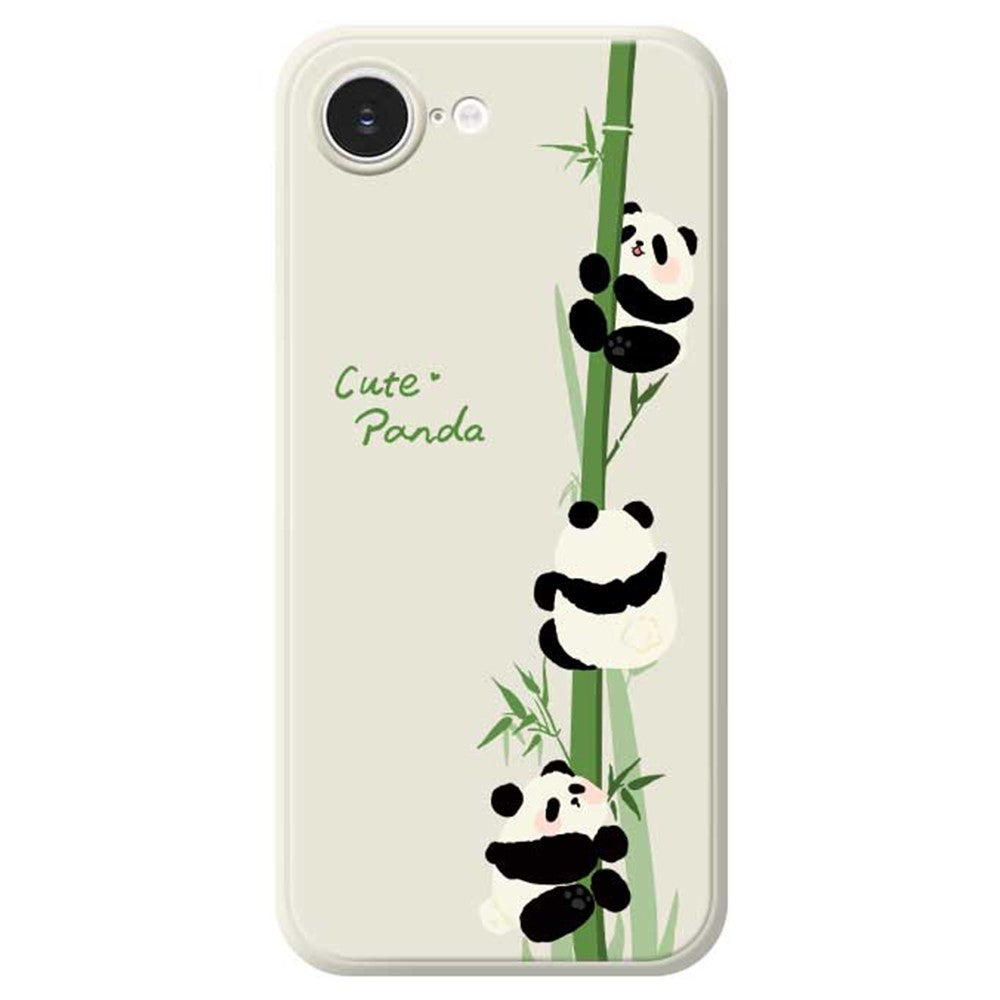 iPhone 16e Panda Hülle – Süßes Bambus-Design