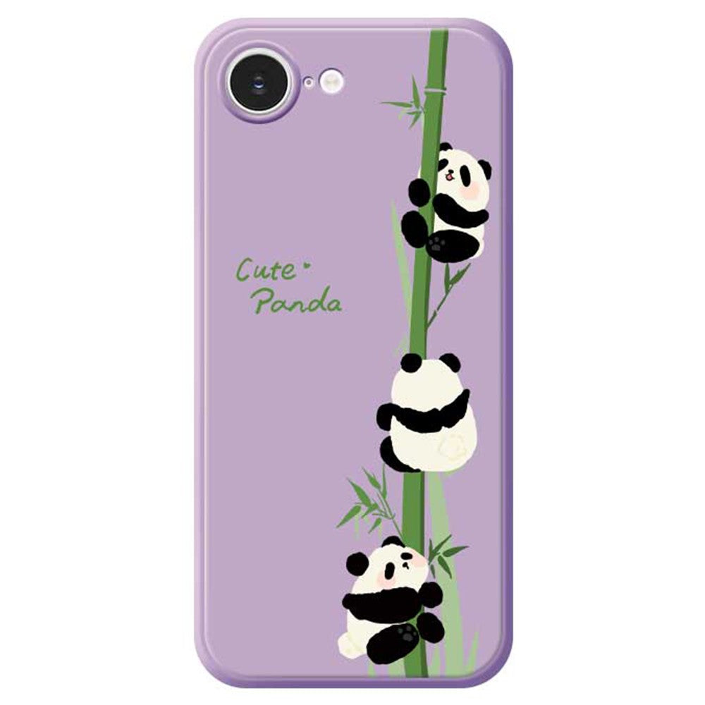 iPhone 16e Panda Hülle – Süßes Bambus-Design