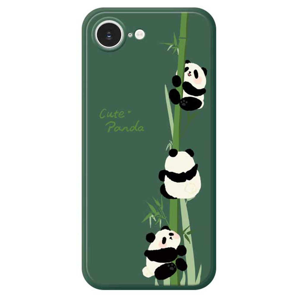 iPhone 16e Panda Hülle – Süßes Bambus-Design