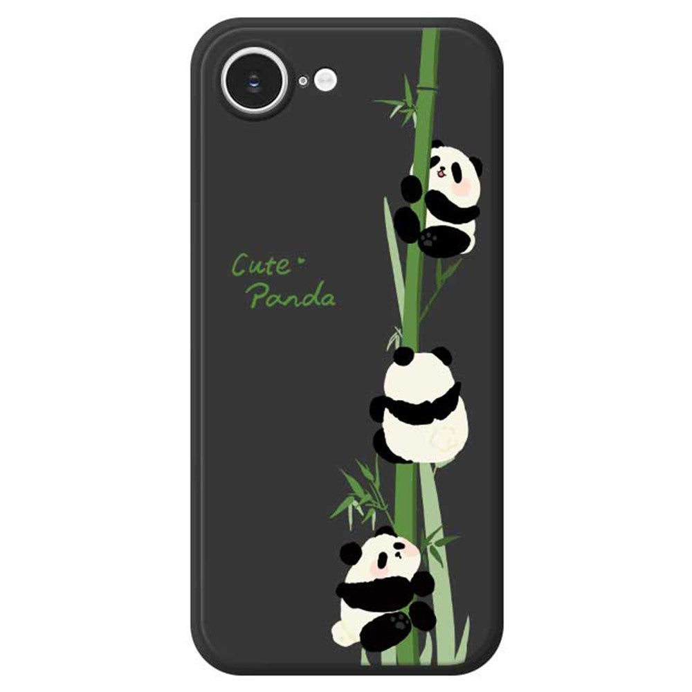 iPhone 16e Panda Hülle – Süßes Bambus-Design